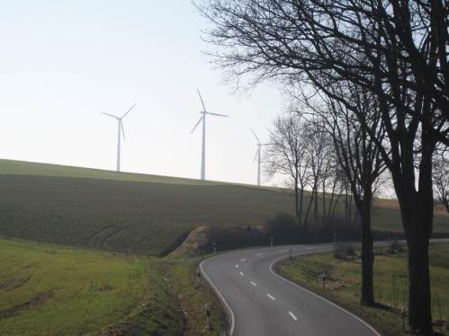 Die Windmühlen bestätigen meinen Verdacht: also doch - Gegenwind.