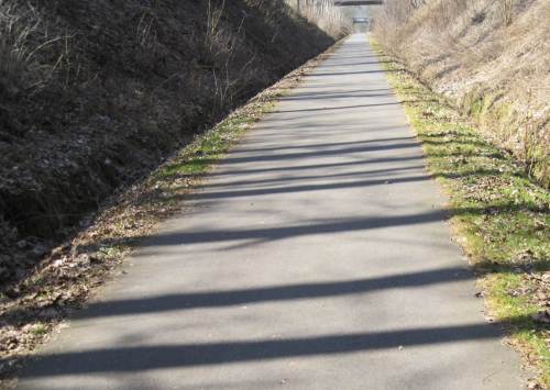 Nur nicht ins Trudeln kommen bei solcher Querbänderung.