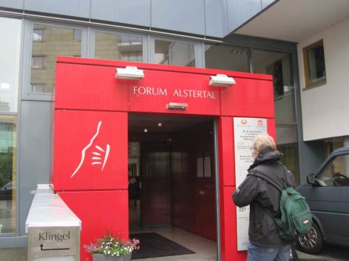 Der Veranstaltungsort ist erreicht.