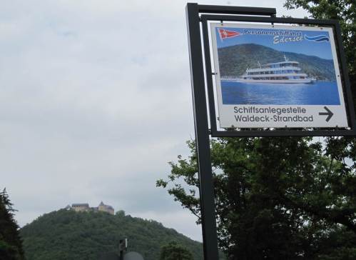 Angekommen - gleich bestellen wir uns Essen und Trinken.