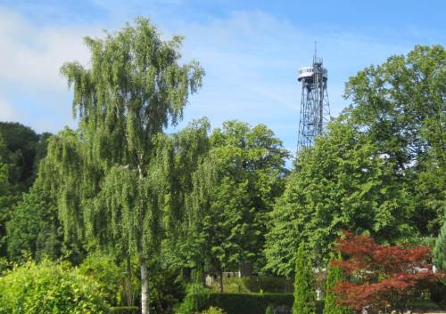 Blick zurück auf den Aalborg-Turm.
