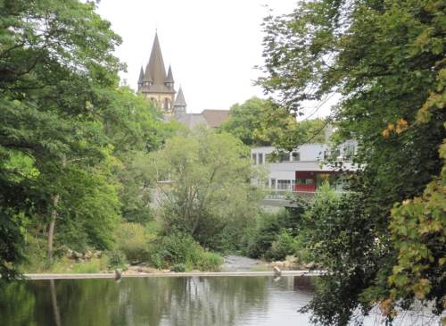 Start ins Bodetal, Blick bachab Richtung Thale