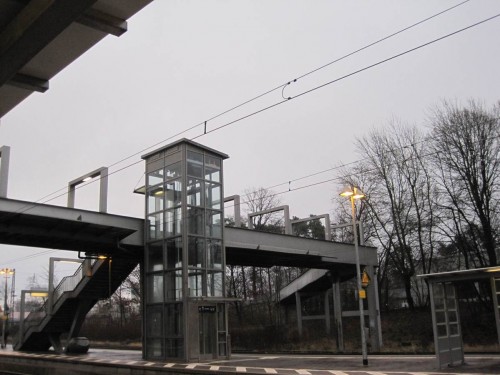 Vor einer Woche - grauer Start am Sonnabend vom Bahnhof Tostedt Richtung Dortmund.