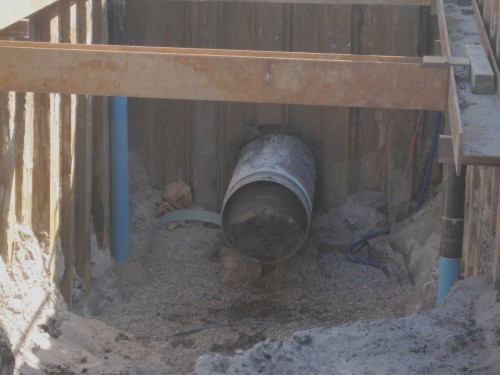 Die Seeve ist erfolgreich unterquert.