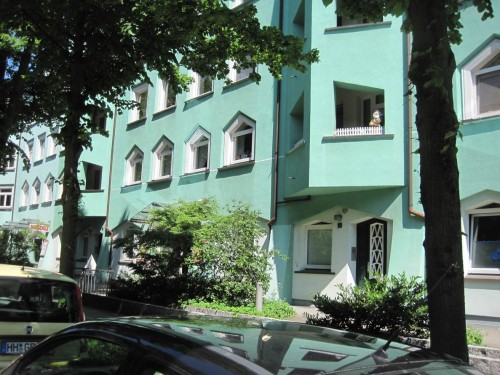 Frisch gestärkt geht`s weiter - durch`s grüne Wilhelmsburg.