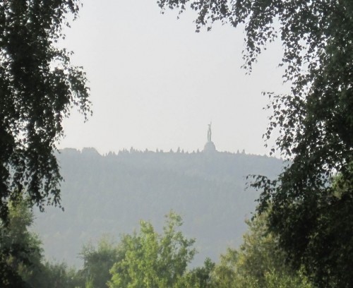 Hermannsblick heisst unserer Unterkunft - zu Recht.