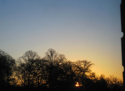 Frühaufsteher lieben einen Arbeitsplatz mit Fenster gen Osten ...