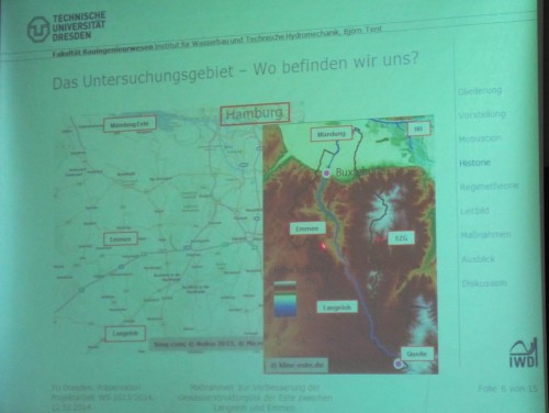 Eiszeitlandschaft Este, angekommen in Dresden, am Südrand des Norddeutschen Tieflands.