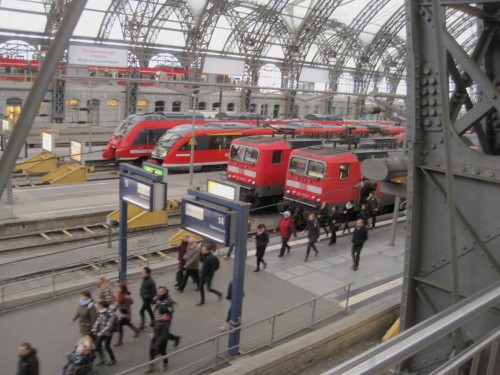 Pendlerrennen - alle anderen wollen nicht in meine Richtung.