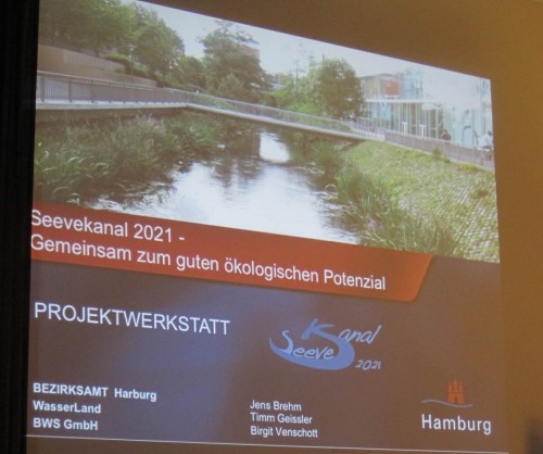 Die Startfolie der Präsentation führt die Planungsbearbeiter auf.