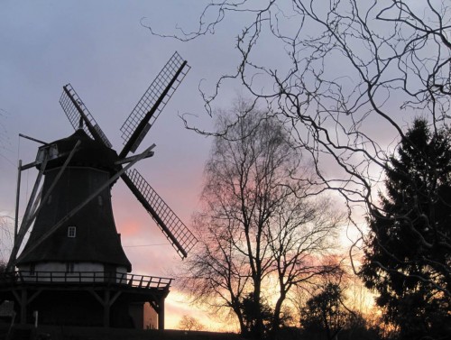 Abendstimmung an der Brunsbrockmühle.