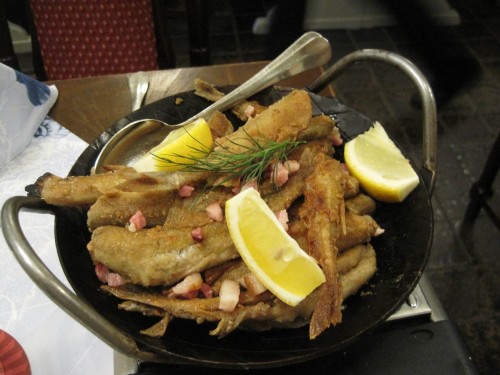 Ich mag Stint gebacken. Hmmh, lecker!