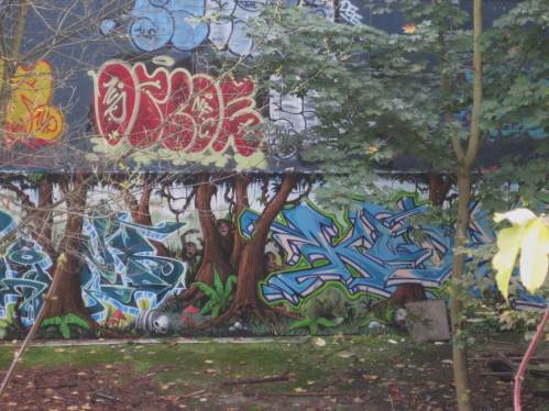 Menschen-Gemachtes verschwindet nach und nach.