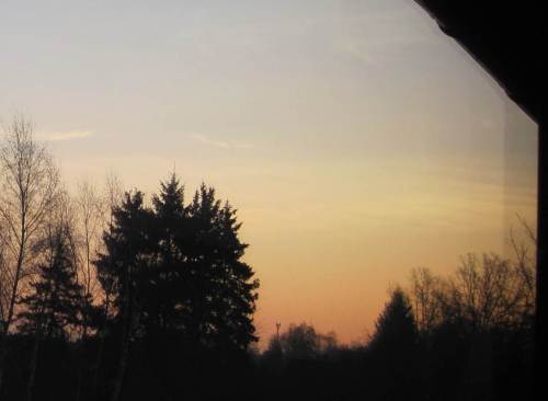 Per Schein ist sie schon zu erahnen, zum hier sichtbar werden muss die Sonne noch ein Bisschen "nach Norden wandern".