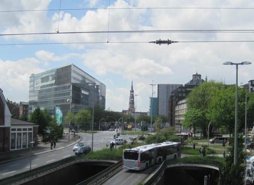 Na gut, der Blick auf St. Katharinen wird bei gelegentlichen Zugfahrten noch möglich.