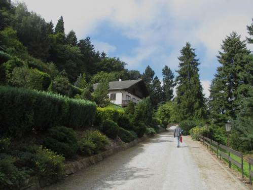 bei der Rückkehr zu unserer Ferienwohnung - wir scheinen weiter einen guten Draht zum alten Petrus zu haben.