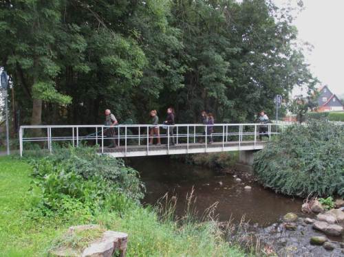 Und da kommt er schon, der Mann mit dem E-Fischgerät. (Achtung, dieses Verfahren ist nur erlaubt für Ausgebildete mit zusätzlicher Genehmigung der zuständigen Behörde.) 