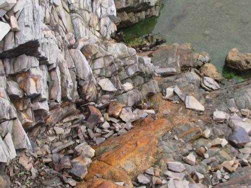 Noch so ein Beispiel einer geochemischen Umsetz- und Fliessbahn.