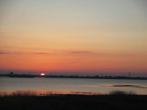 Es geht immer noch dichter - die Sonne geht unter.