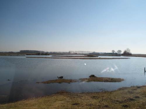 Nach Osten befindet sich eine stärker gegliederte Wasserfläche.