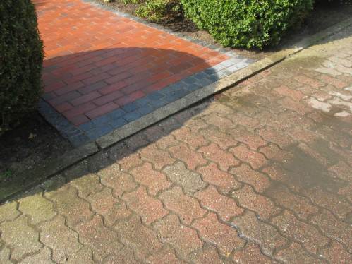 Sichtlich trat hier Flüssiges vom privaten in den öffentlichen Grund über.