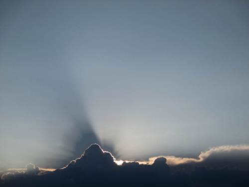 An der Bilsbek, vor der Gewitternacht - noch sind wir trocken.