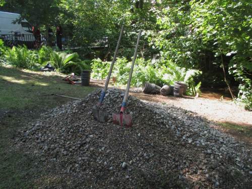 Pause - Inzwischen wurde schon gut was weggeschafft.