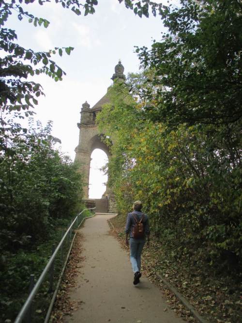 Wir nutzen die Gelegenheit und klettern hoch zum Kaiser-Wilhelm-Denkmal.
