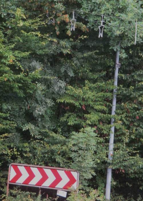 Zurück am Hotel - neue Gedanken zur Sternenkette - ja, ist denn bald Weihnachten?!?