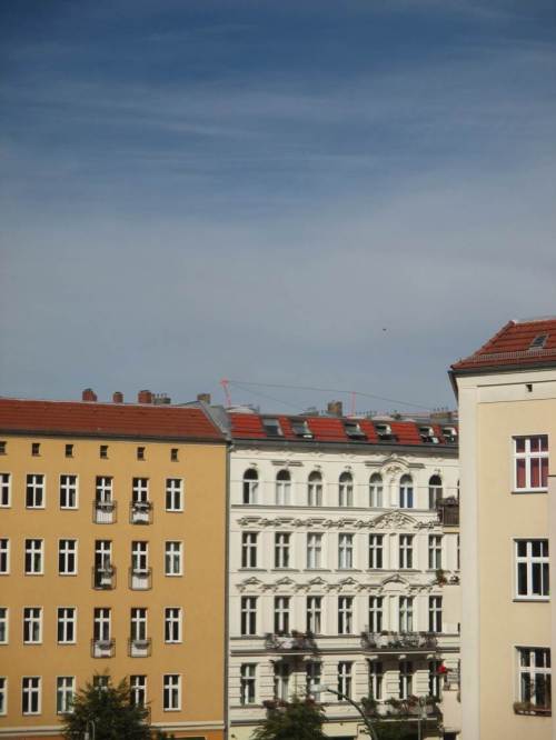 Danziger / Lychener Straße - wir haben uns aber auch wieder ein Wetterchen ausgesucht!