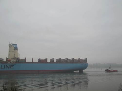 Aber warum ist das Riesenteil so gut wie leer?