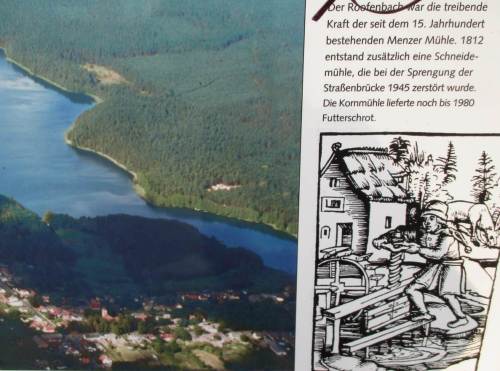 Ein Bisschen Info zu Bach, See und frühere Kraft-Nutzung.